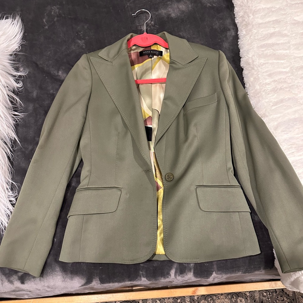 Anne Klein Olive Women's Blazer